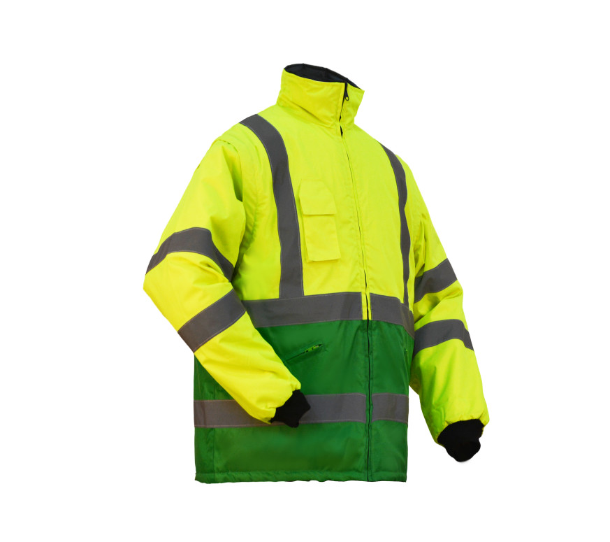 Besini Elastic Band High Visibility Jackets Multi Pockets Around The Body