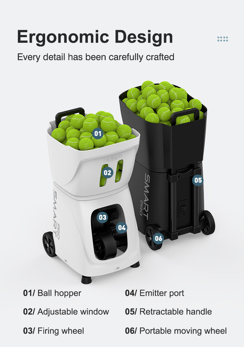 Tennis ball machine APP Control Padel PT-Smart Pro