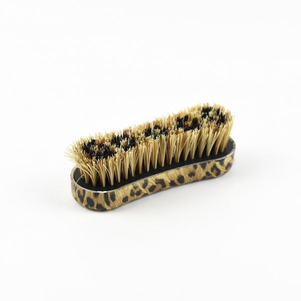 Small PP Plastic Horse Cleaning Brush 13*3cm Custom Design Stereogram Pattern