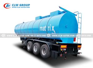 China 40cbm Bitumen Trailer Liquid Heating Asphalt Tanker on sale
