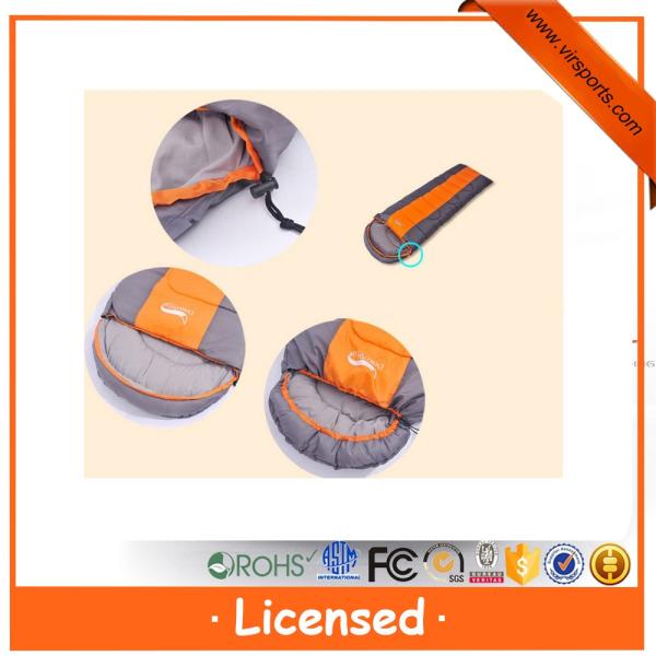 waterproof new stype 18 Degree C / 0 Degree F Flannel Lined Cheap Sharp Sleeping Bag -15 Degree for adult camping