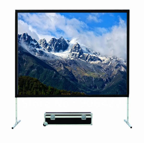 Cheap Collapsible PVC Projector Foldable Screen Front Rear Fast Folding for sale