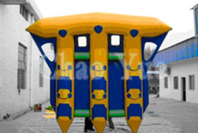 Quality Inflatable Water Toys Fly Fish Tube for 6 People wholesale