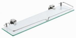 51482 glass shelf bathroom accessory brass chrome finish towel bar paper holder soap dish