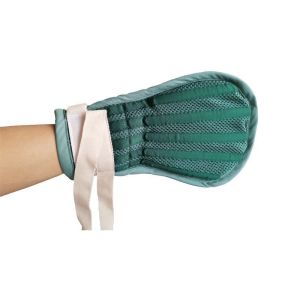 Quality Bedridden Patients Anti Scratching Gloves With Restraint Straps Skin Friendly wholesale