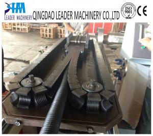 China pp pe pvc plastic single wall corrugated pipe extruder machine on sale