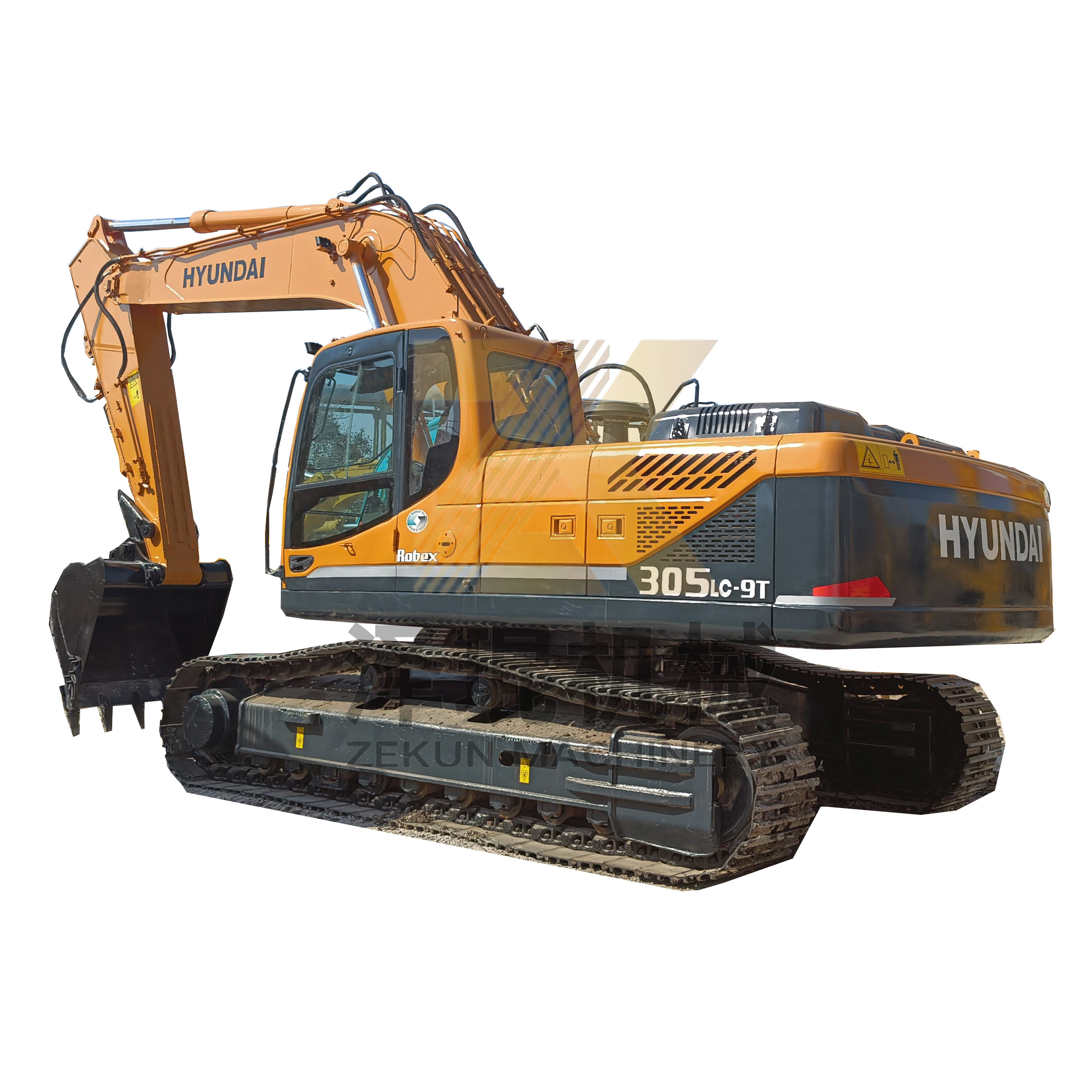 Hyundai 305LC-9T Excavator from Korea with Hydraulic Pump and Cylinder