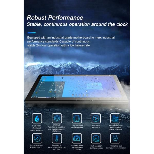 15.6-inch Industrial Monitors Fanless Embedded Panel Pc I3 I5 I7 RS232 RS485 GPIO Touch Screen All in One Panel PC