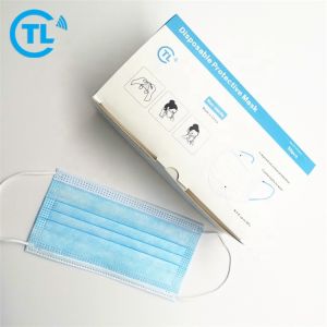 Quality Disposable earloop 3 layers CE cubrebocas face mask wholesale