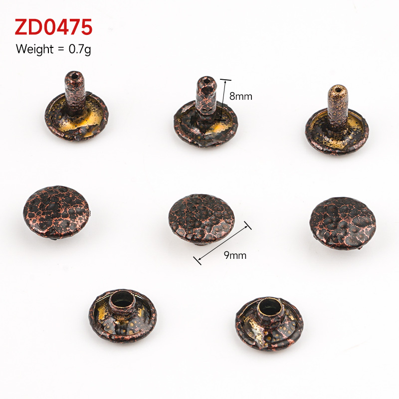 Handbag Essential Antique Copper 1" Slider Buckle with D Ring and 25mm Swivel Snap Hook