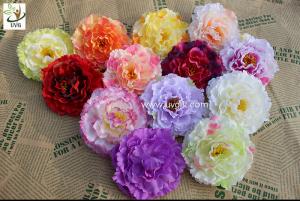 China UVG diy wedding decorations with colorful silk fabric penoy cheap artificial flowers FPN118 on sale