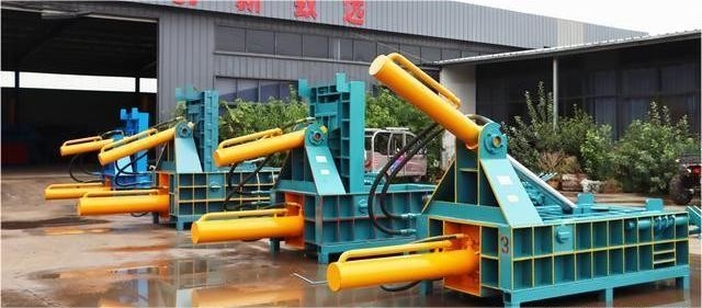 Paper Carton Iron Scrap Hydraulic Briquetting Machine Baling Block Presser