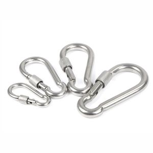 Quality Fasteners Din 5299 Spring Snap Hook Carabiner Zinc Plated wholesale