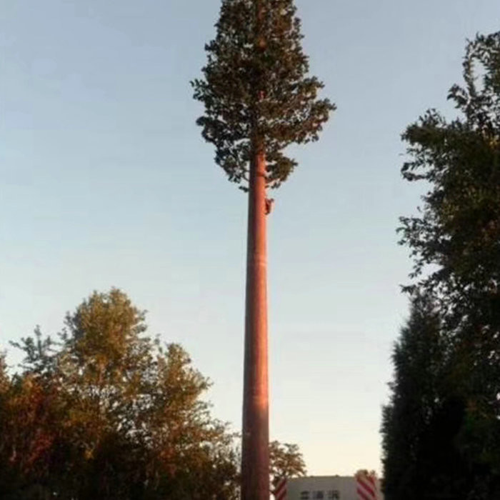 Mobile Artificial 50m Self Supporting Antenna Mast