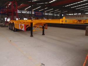 China Heavy Duty 3 axle 40ft Skeleton container Semi Trailer | TITAN VEHICLE on sale