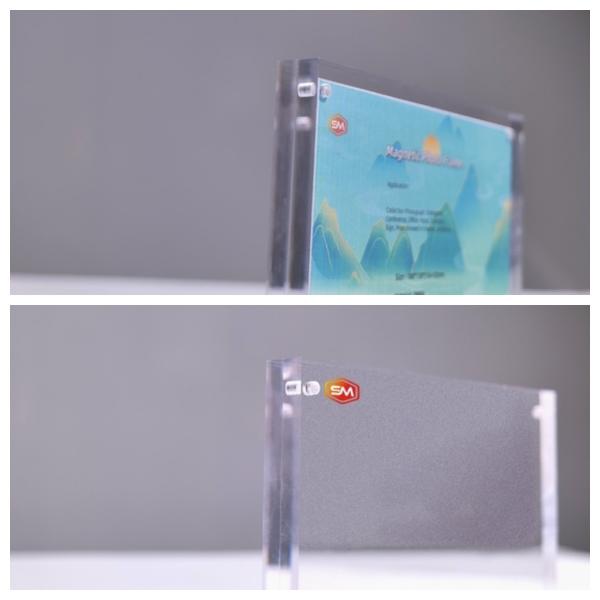 Custom Clear 11x17 Inches 20mm Thickness Magnetic Acrylic Photo Frame