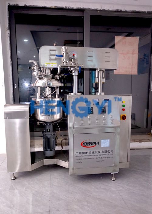 Quality Hydraulic Lifting Vacuum Emulsifier Mixer 20L For Liquid Soap wholesale