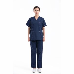 Breathable Functional Stretch Scrubs Fashionable Nurse Hospital Uniform Medical