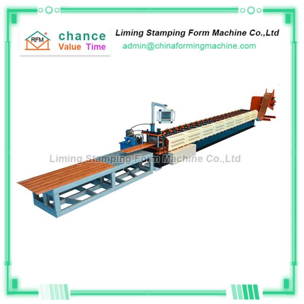 PPGI Standing Seam Panel Machine , 380V Wall Cladding Machine