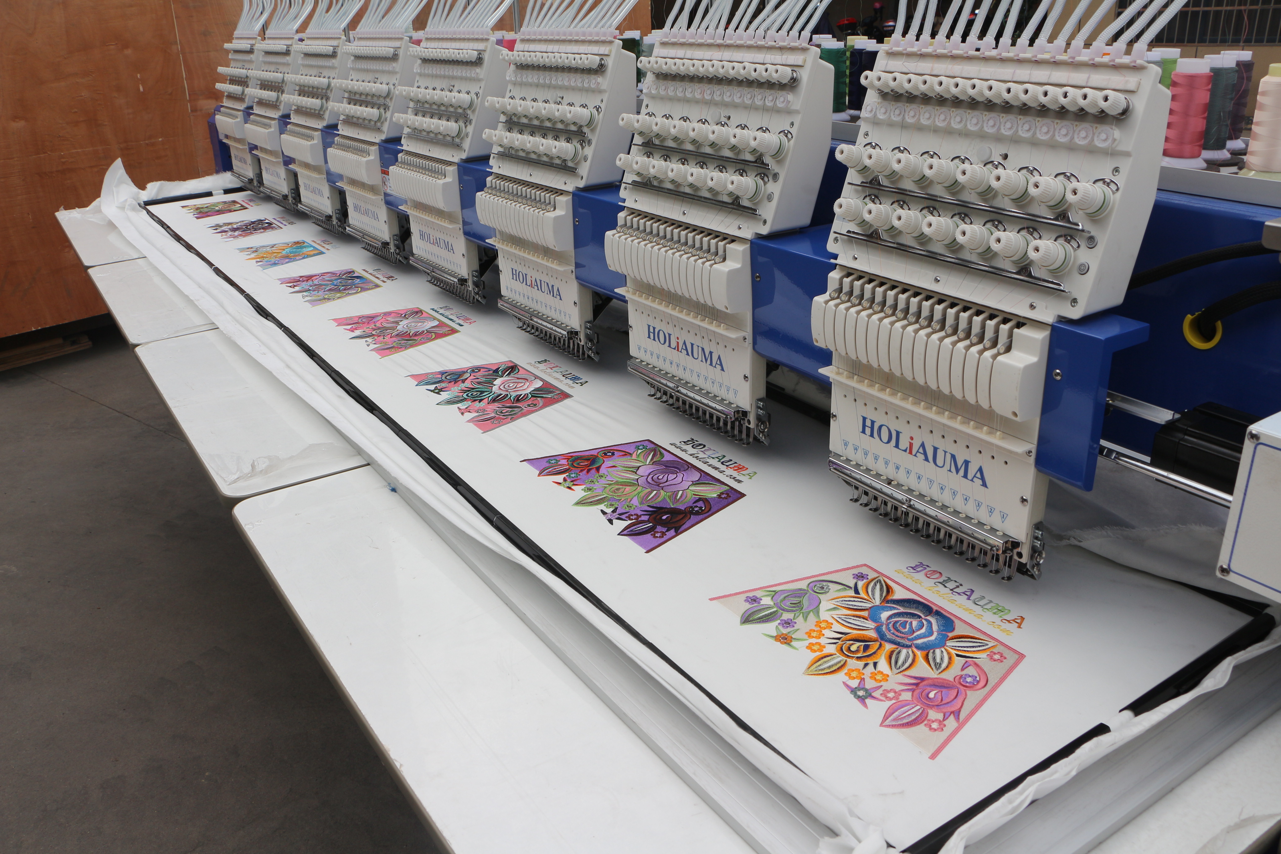 New technology cheapest 8 heads computerized embroidery machine price HO1508H