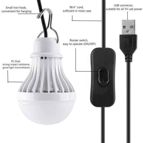 IP65 Outdoor LED Light Bulb Pathway Lights ABS+PC 10 Watt LED Bulb