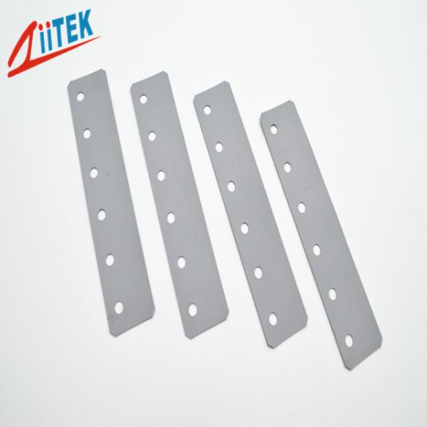 Cheap Grey thermal conductive silicone insulation soft pad 0.45mmT for IC component with good insulation TIS118-01 for sale