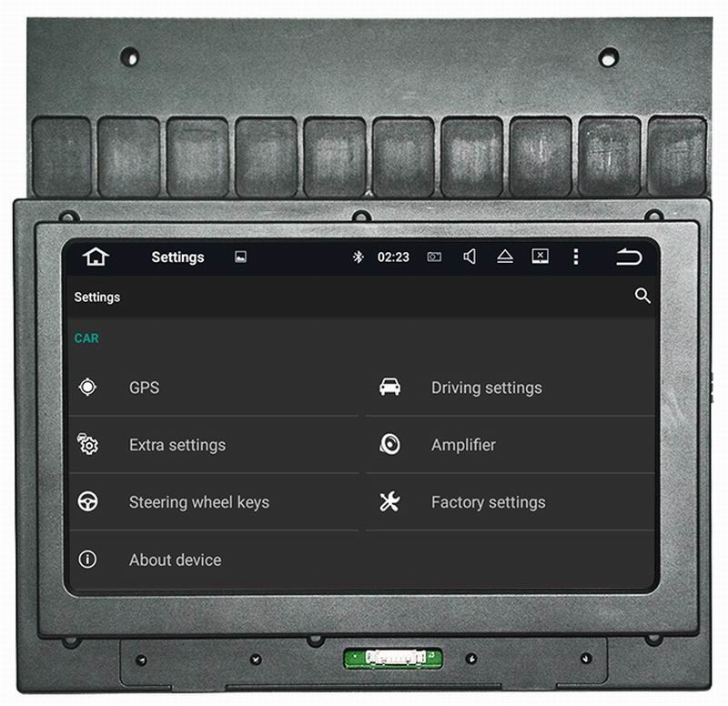 Ouchuangbo car radio gps nav android 7.1 for Land Rover Freelander (2005-2012) with JPEG /GIF /PNG /BMP file HD video