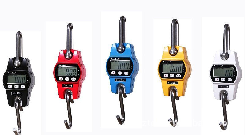 High Accuracy Stainless Steel Electronic Hanging Weighing Crane Scale 300KG Capacity Digital LCD Display OEM Customizable