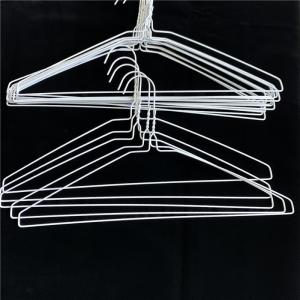 China Electrostatic Spraying Indoor Clothes Hanger , Adult / Kids Wire Hangers For Laundry Store on sale