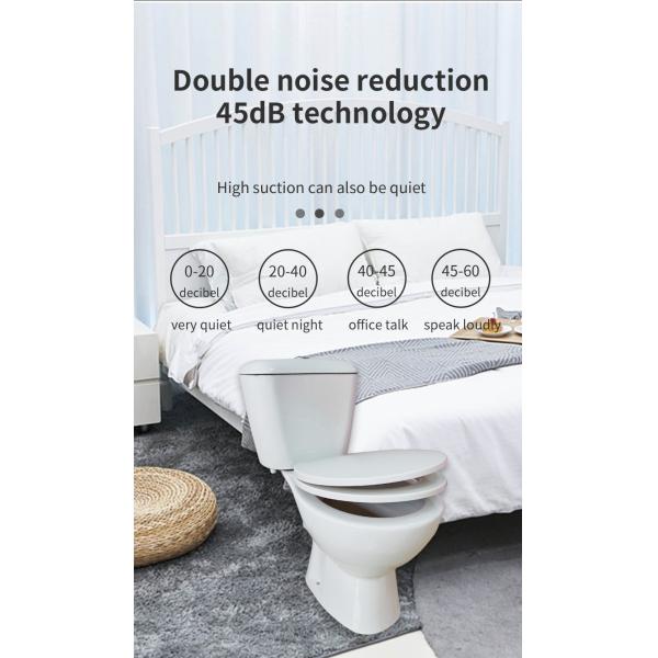 Sanitary Ware Two Piece Toilets French Water System Wash Down 1pcs Toilet With Basin