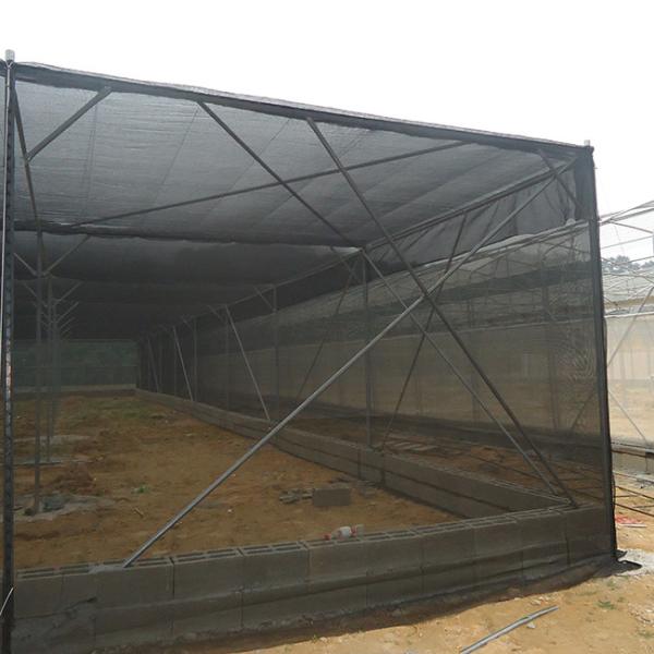 Polyethylene Lightweight Sun Shade Greenhouse Commercial Shade House