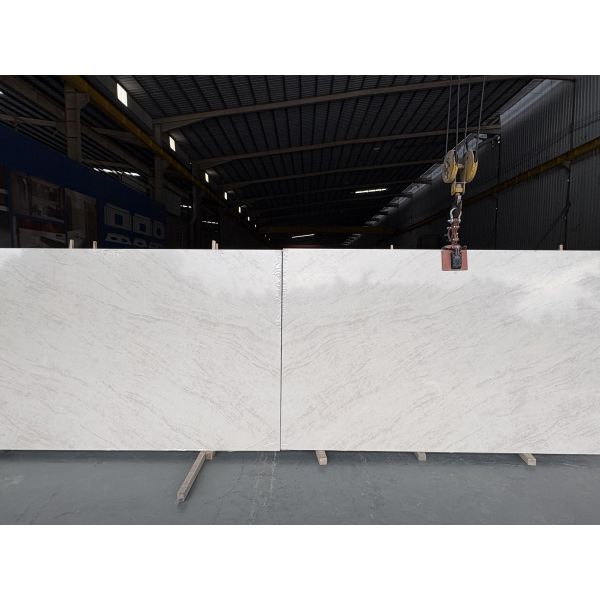 OLK1005G Taj Mahal New Collection Vain To Full Body Printed Quartz Stone Hd Inkjet Print Technology Slab