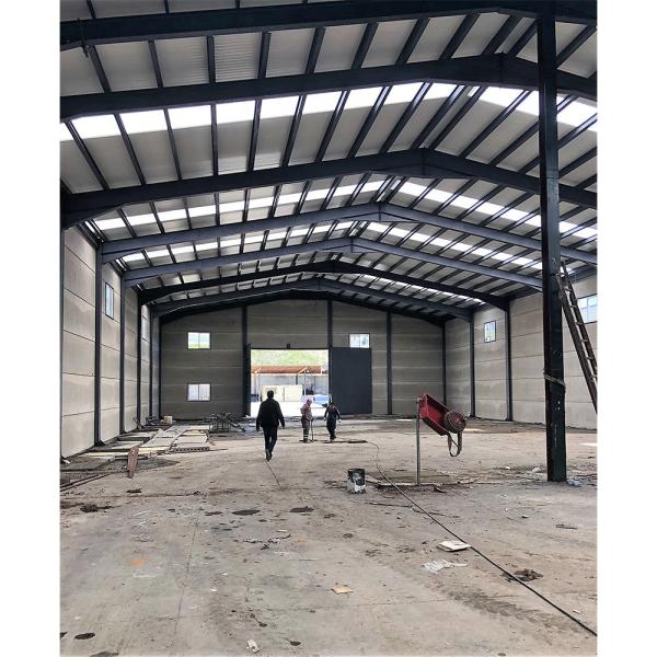 Steel Structure Building Kit Industrial Warehouse Workshops with Sandwich Panel