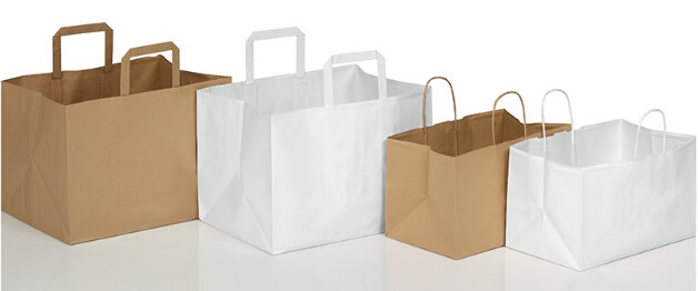 OEM Ribbon Satin Handle Carrier Bag With Custom Logo Printed Paper Bag For Flowers,Custom Flower Vase Planpot Black Pape