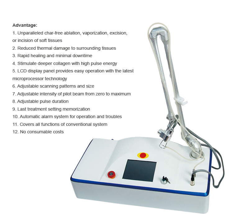 Portable Fotona 4D CO2 Fractional Machine Vigina Tightening Machine
