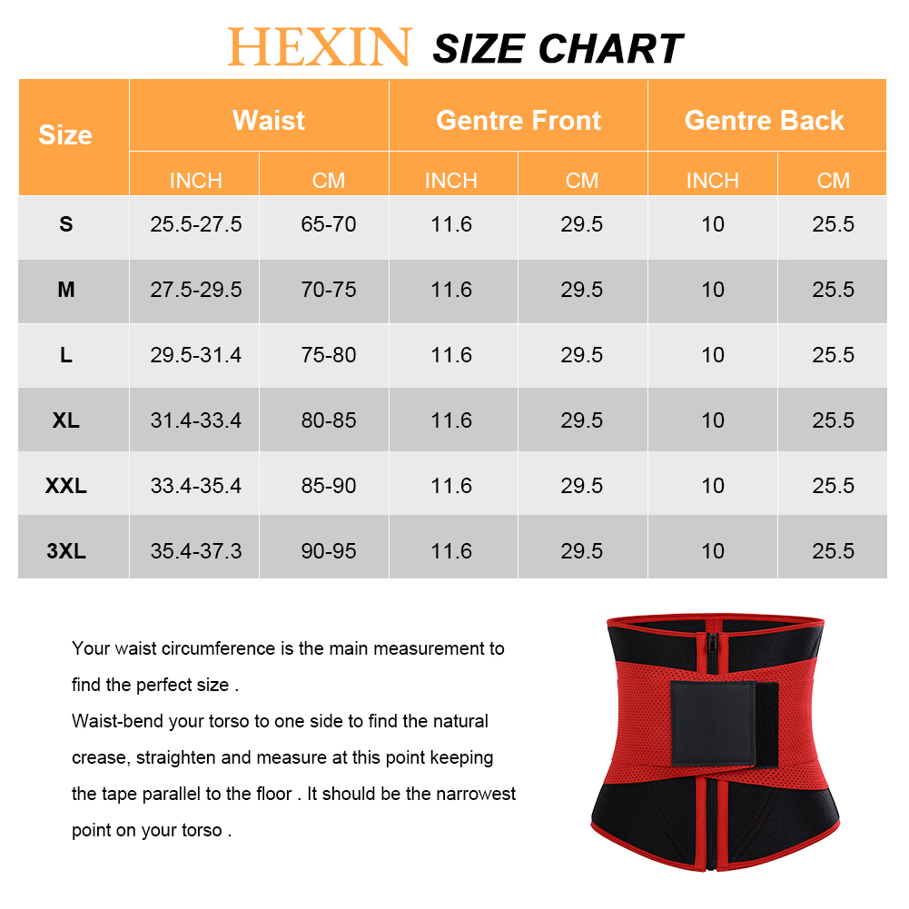 100% Polyester Outer Layer Waist Trainer Shaper for Women 10 Steel Bones Neoprene