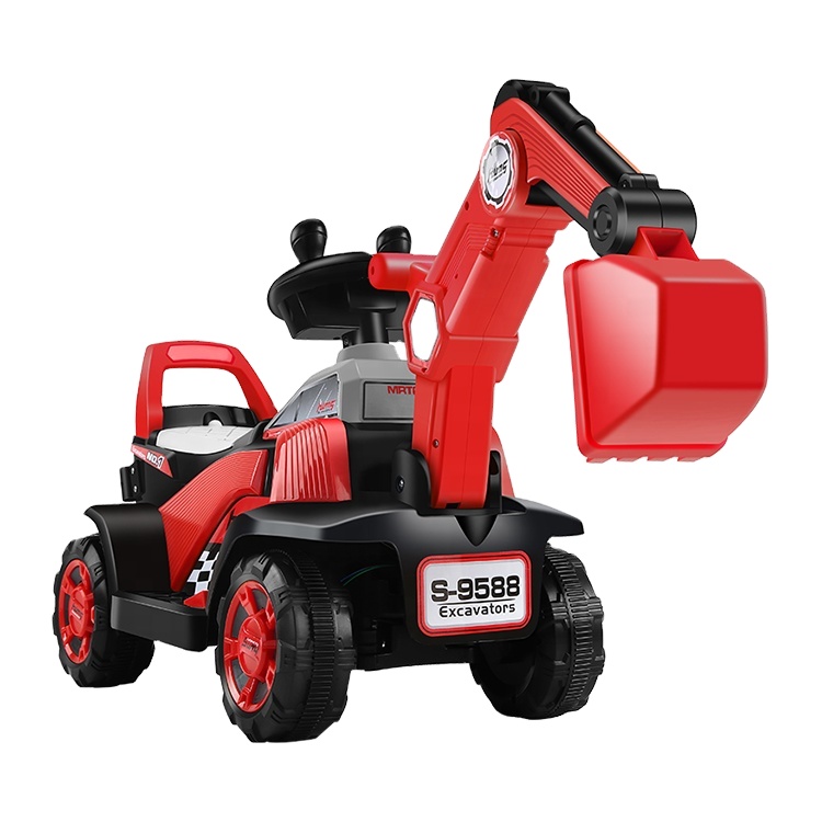 Children Electric Tractor Ride On Car For with Battery Operated Electric excavator Cars