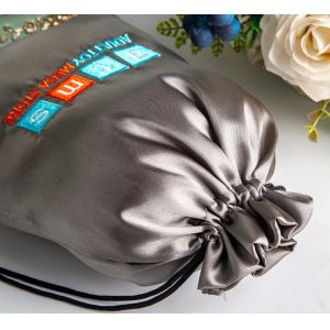 Customized Fabric Drawstring Gift Bags Customized Drawstring Gift Silk Satin