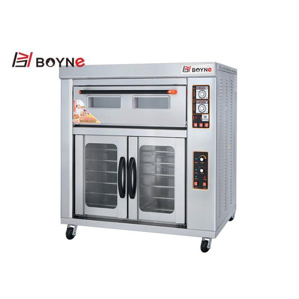 One Deck Two Tray Electric Deck Oven with Twelve Proofer for Bakery