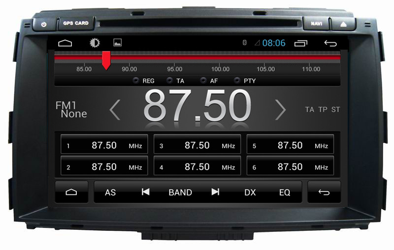 Ouchuangbo car audio dvd android 6.0 for Kia Carnival with QUAD CORE A9 ,1.6GHz Frequency bluetooth 1024*600