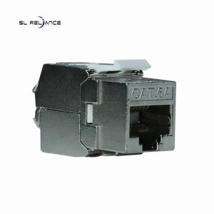 Zinc Alloy Cat6a Shielded Keystone Jack RJ45 8P8C Modular Jack