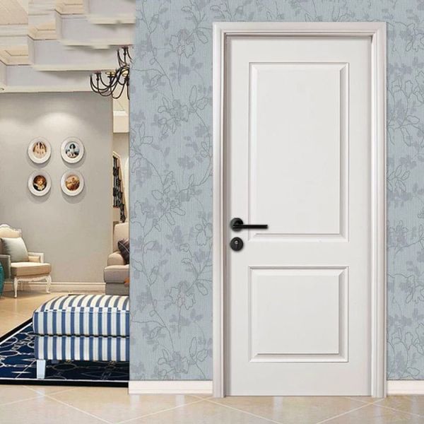 Contemporary Wooden Plywood Door Manual Open Modern Home Bedroom Doors