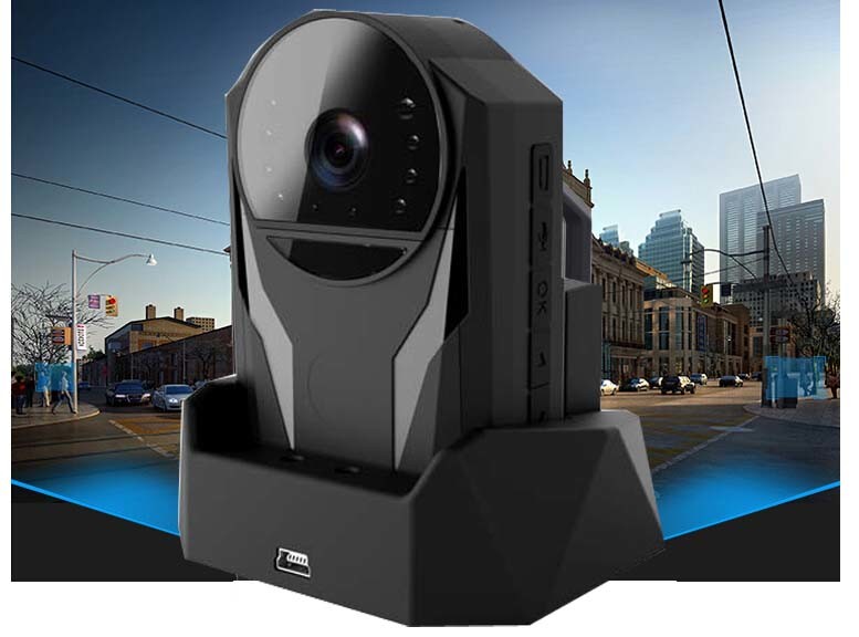Anti Shock Body Worn Video Camera 1296P Replaceable Spare Battery 130 Degree Lens Angle
