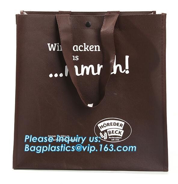 China pp woven bag supplier printed pp laminated non woven bag heat seal non woven bag, factory manufacture reusable non