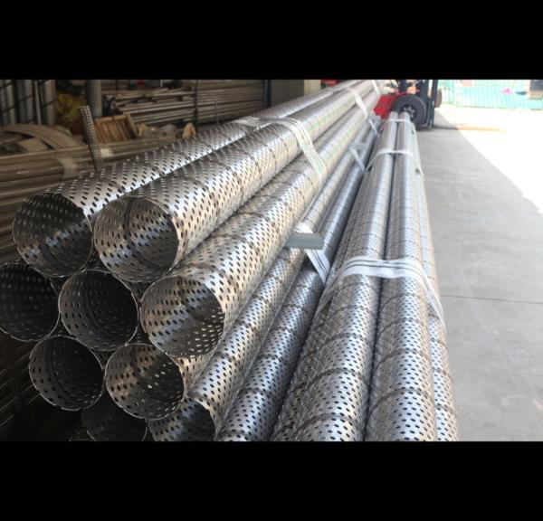 Square Perforated Stainless Steel Exhaust Tubing High Strength Structure