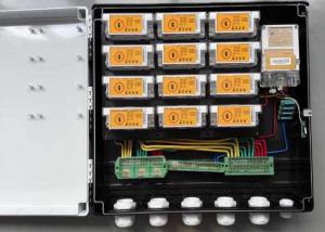 Quality DIN Rail Mounting PLC Power Meter Box , Keypad Split Electric Meter Box Replacement wholesale