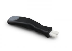 China Black Portable Skate Sharpener For Ice Hockey , Handheld Sweet Stick Blade Edge Enhancer on sale