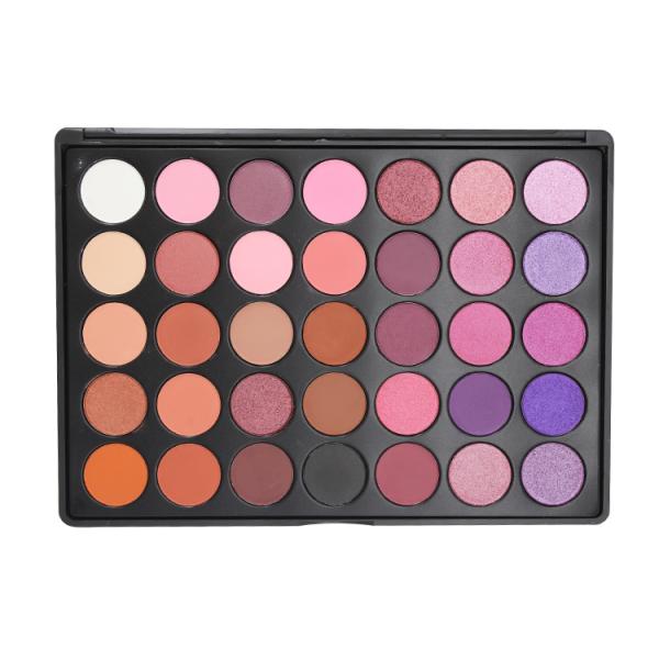 Individual Logo Mineral Glitter Eyeshadow , 35 Colors Makeup Eyeshadow Palette