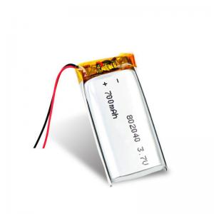 China SUN EASE rechargeable 3.7 volt li polymer battery home application LIPO 802040 700mAh 3.7v lithium ion battery on sale