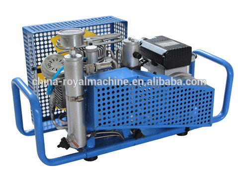 220 volt 50hz single phase/three phase/gasoline engine breathing air compressor for scuba diving and fire fighting